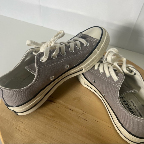 Converse Chuck Taylor All Star Classic Low Top Sneak Gray Unisex Men 6.5 W8.5 - Picture 8 of 12